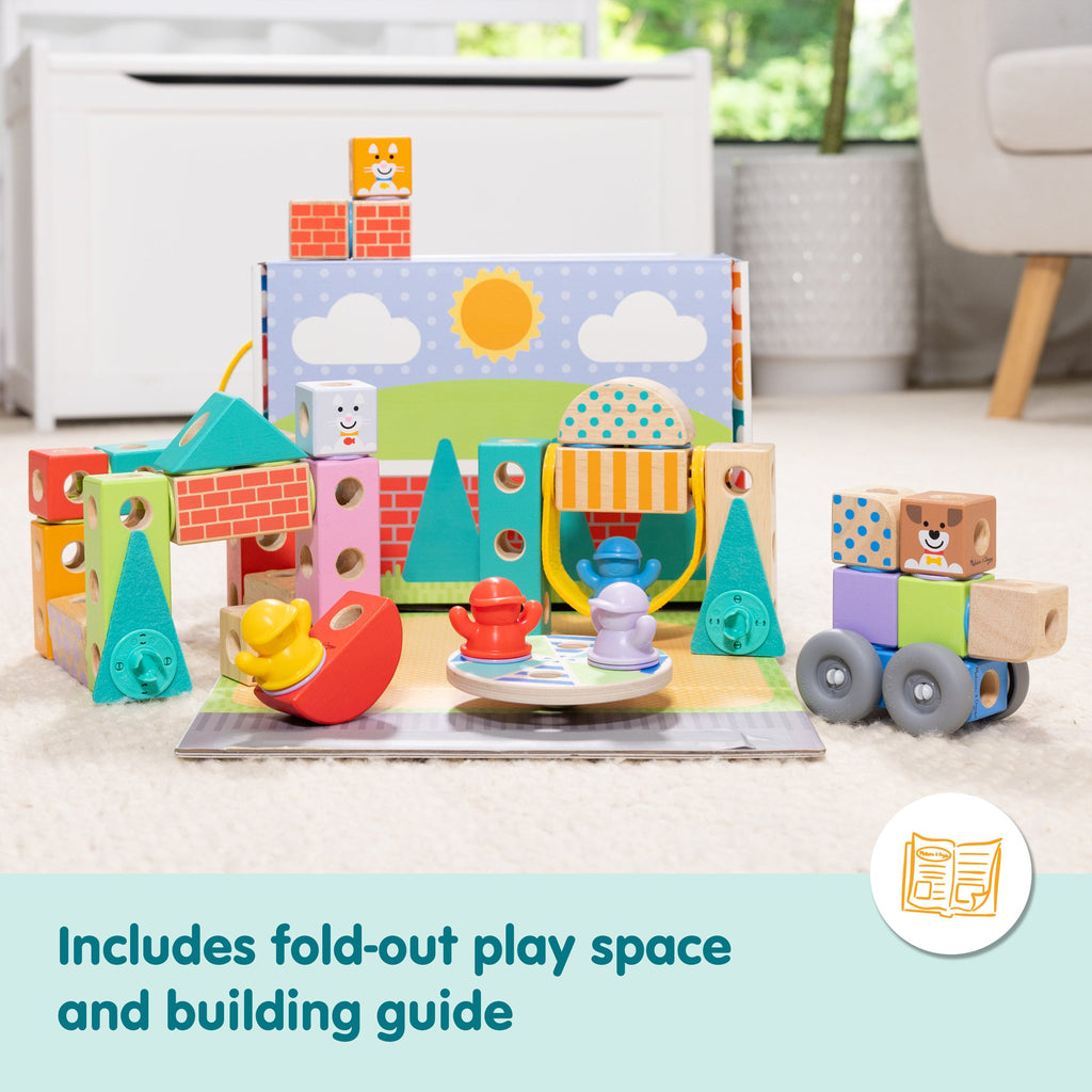 Melissa and Doug BlockablesTM Town Play Set