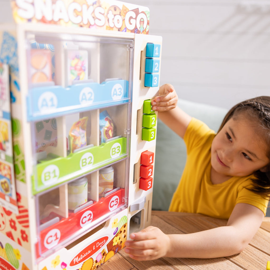 Melissa and Doug Sort Stock Select Wooden Vending Machine Play Set