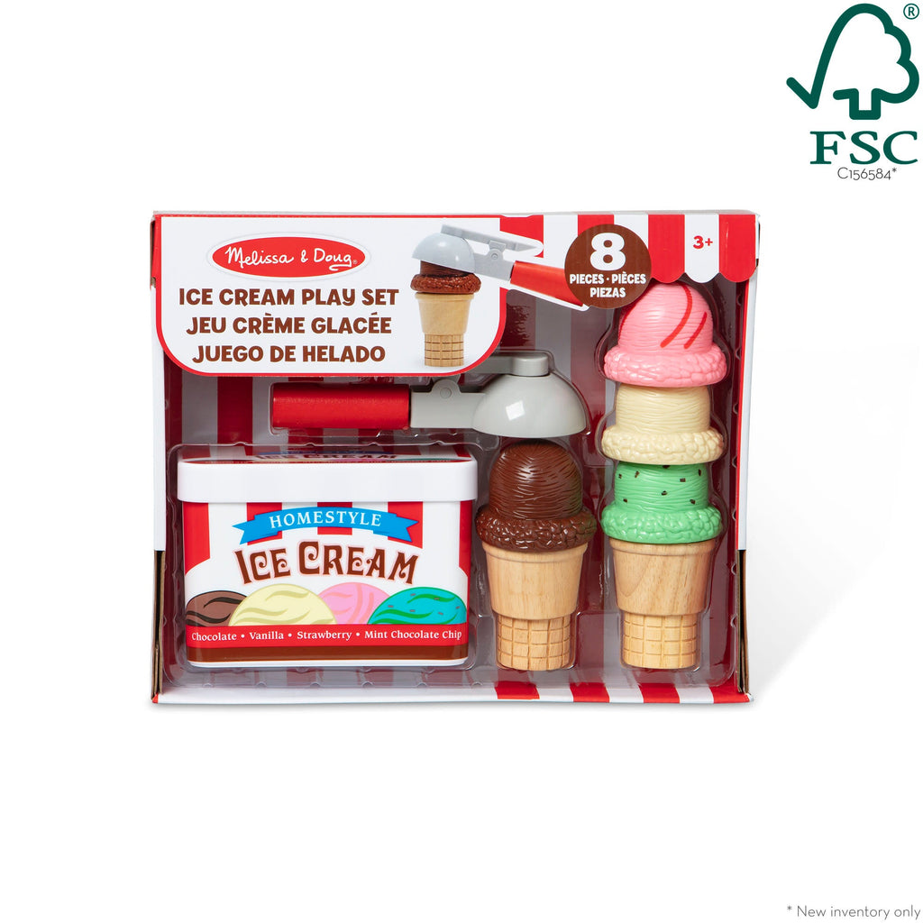 Melissa and Doug Scoop Stack Ice Cream Cone Magnetic Play Set