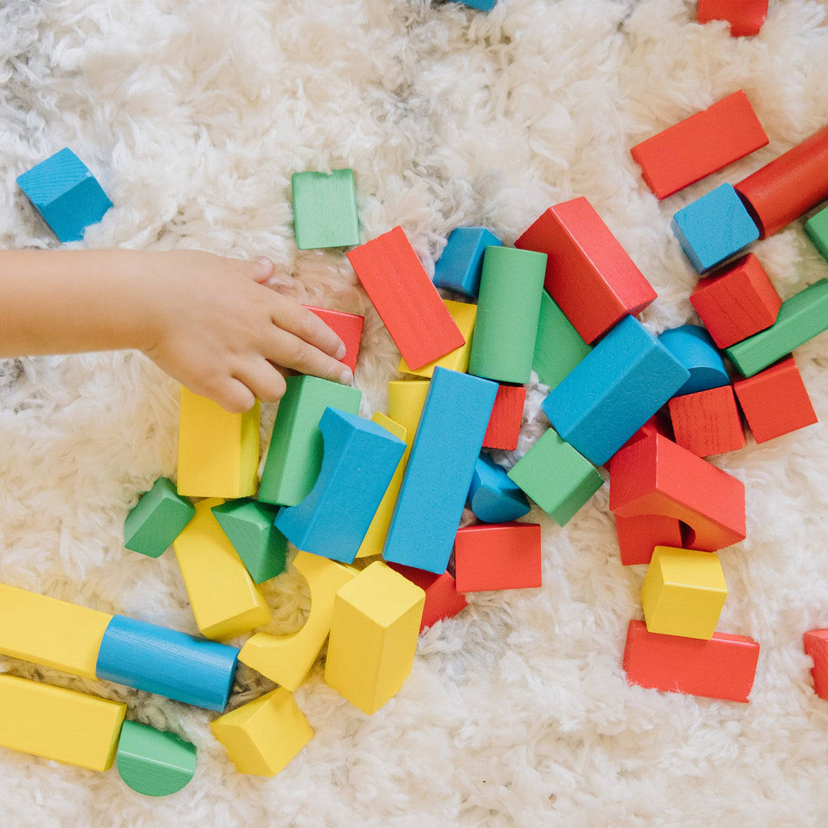 Melissa and Doug 100-Piece Wood Blocks Set