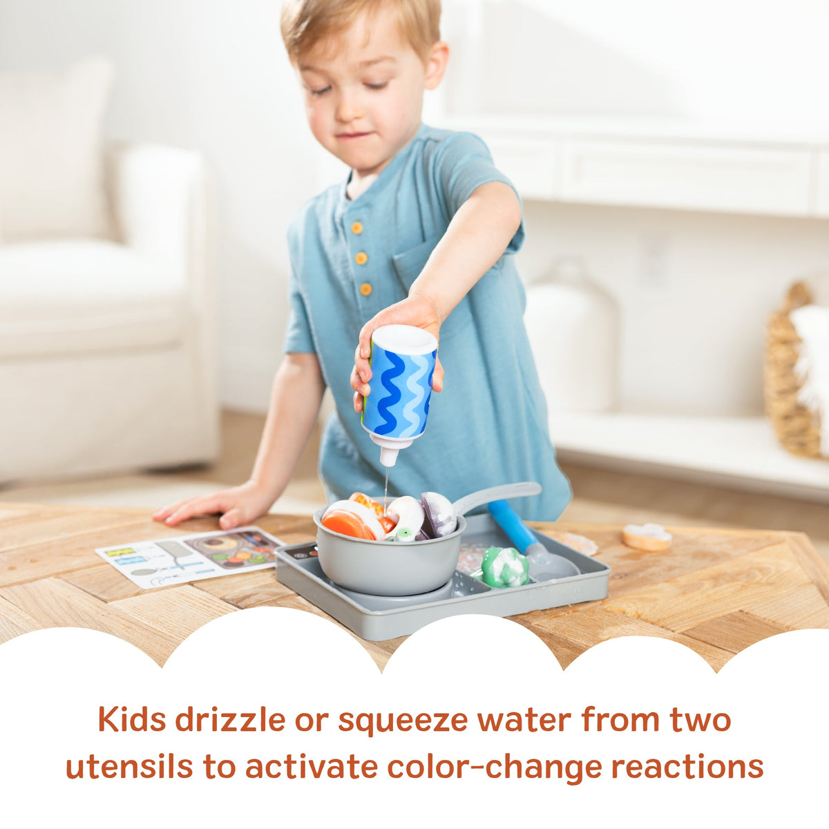 Melissa and Doug Simmer Stir Stovetop Play Set with Color Changing Water WOW