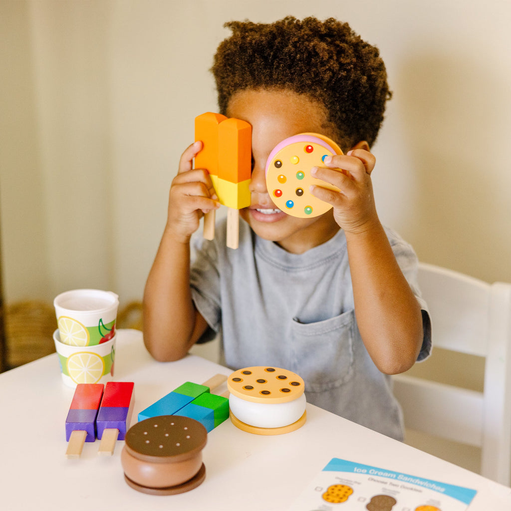 Melissa and Doug Wooden Frozen Treats Play Set