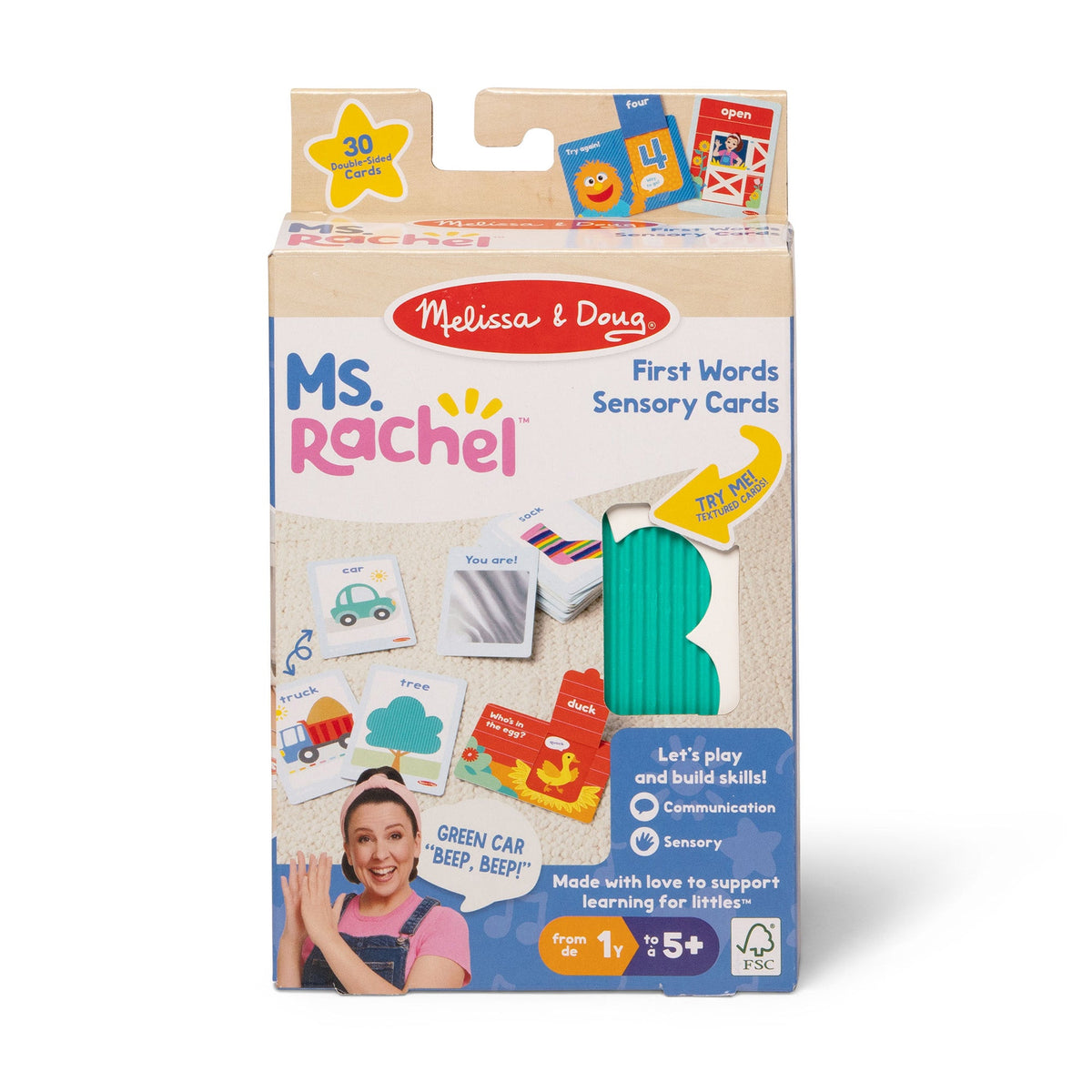 Melissa and Doug Ms RachelTM First Words Sensory Cards