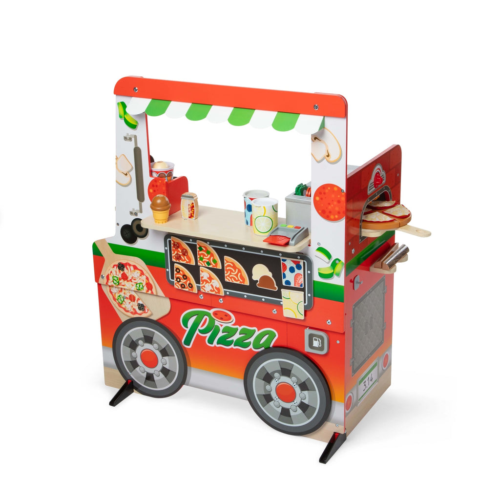 Melissa and Doug Wooden Pizza Food Truck Activity Center