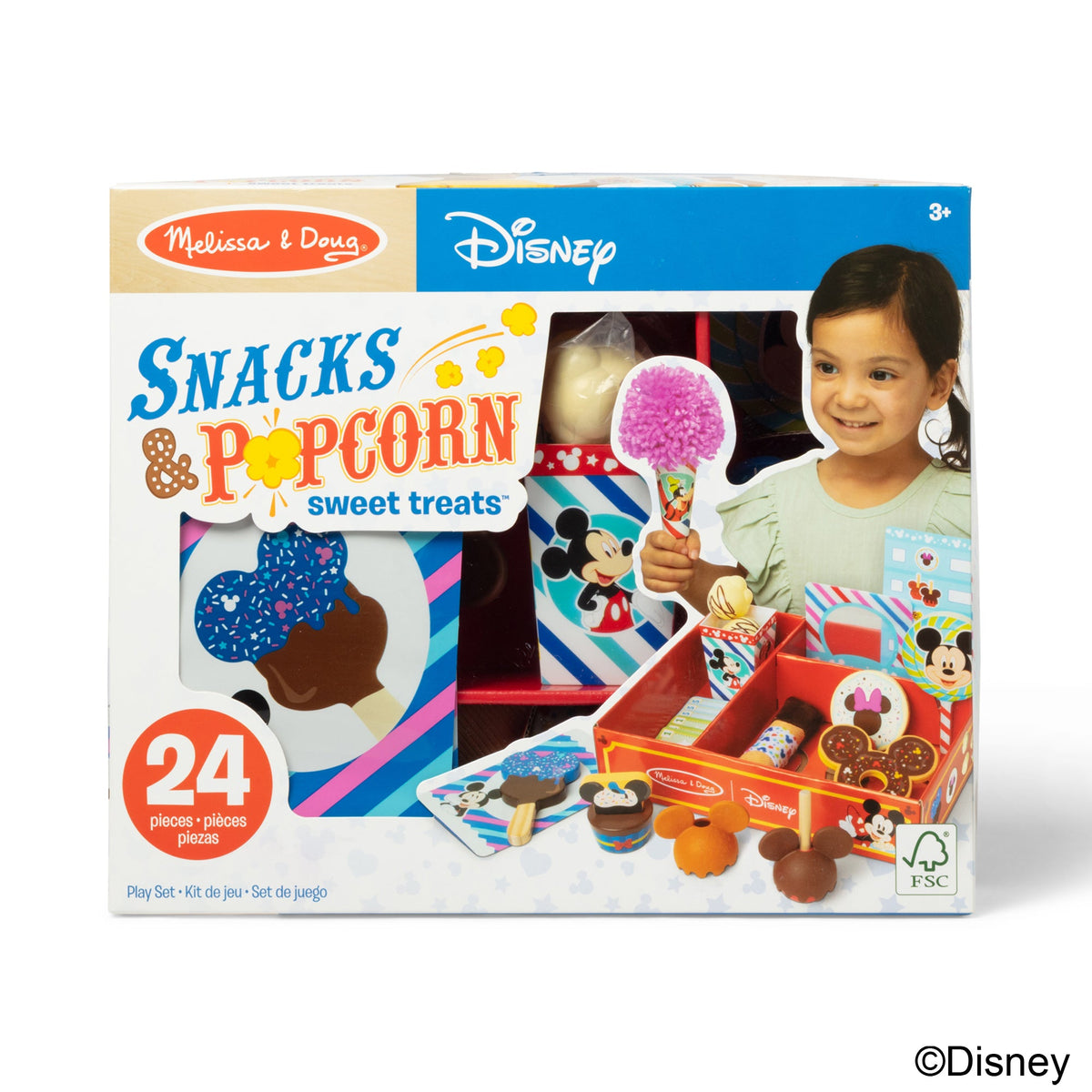 Melissa and Doug Disney Snacks Popcorn Play Set