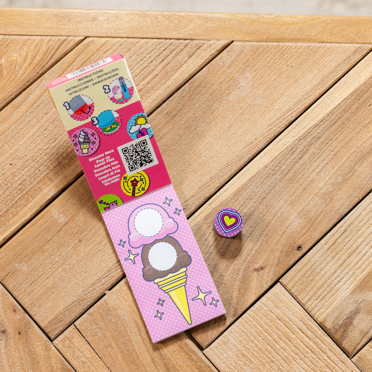 Melissa and Doug Sticker WOW Mini Activity Pad Refill Stickers - Favorite Things 200 Stickers Stamper Not Included