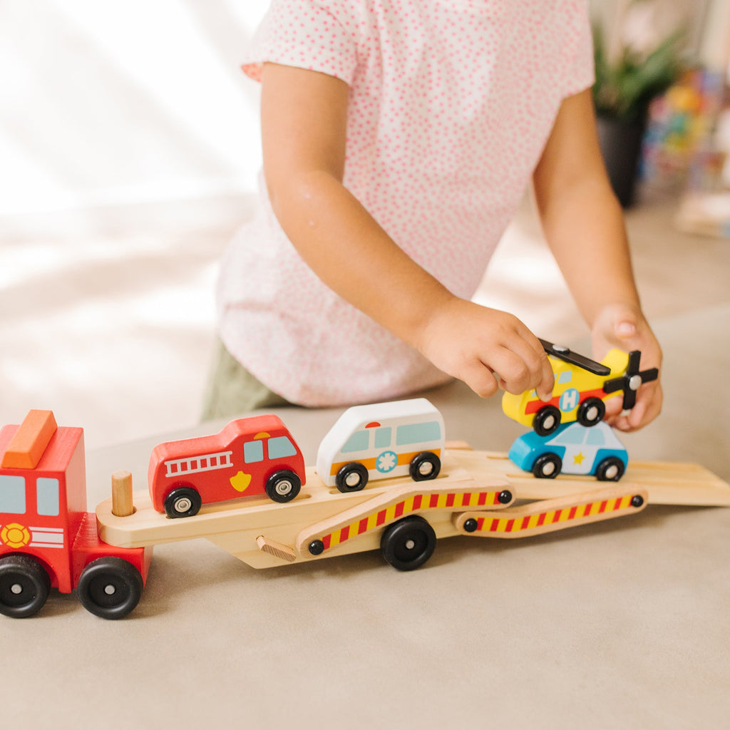 Melissa and Doug Emergency Vehicle Carrier