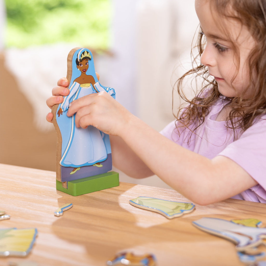 Melissa and Doug Disney Tiana Wooden Magnetic Dress-Up Play Set