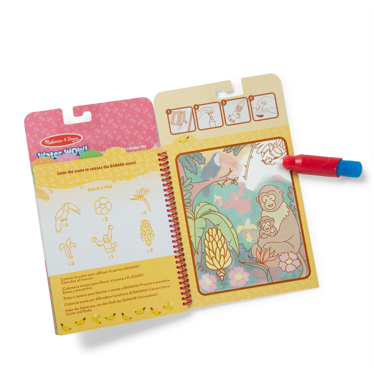 Melissa and Doug Scented Water WOW Water-Reveal Pad - Fruit