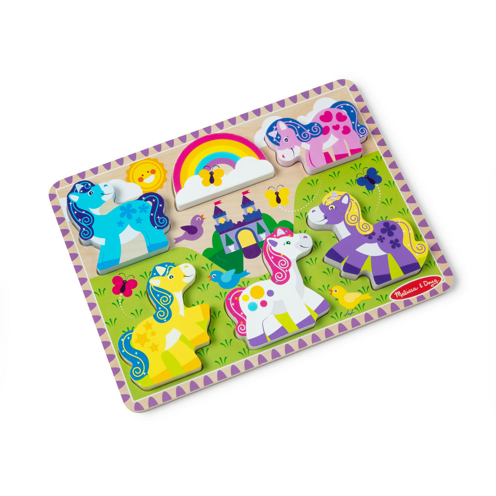Melissa and Doug Unicorn Chunky Puzzle 6 Pieces