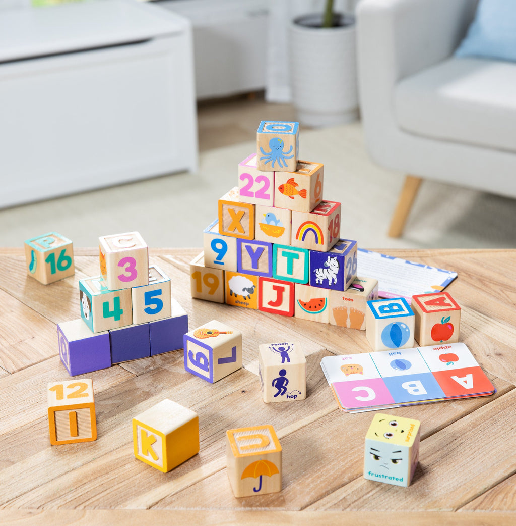 Melissa and Doug Ms RachelTM Wooden Learning Blocks