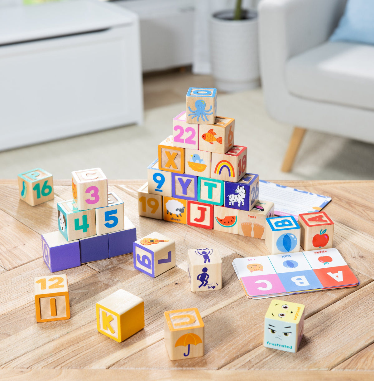 Melissa and Doug Ms RachelTM Wooden Learning Blocks