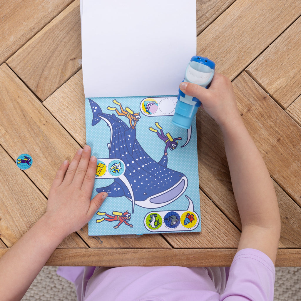 Melissa and Doug Sticker WOWTM Activity Pad Sticker Stamper - Shark