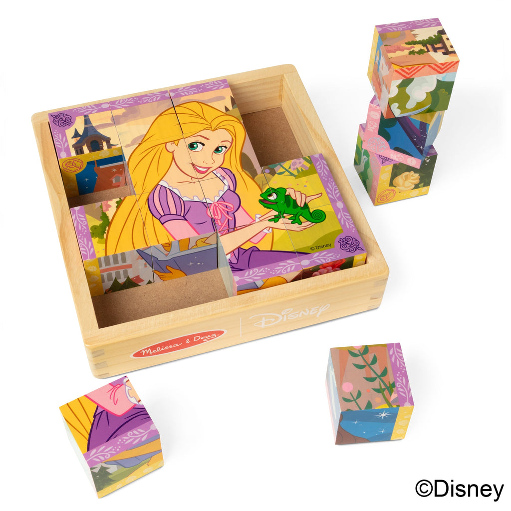 Melissa and Doug Disney Princess Wooden Cube Puzzle