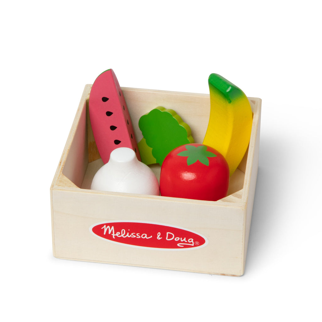 Melissa and Doug Wooden Food Groups Play Set Produce