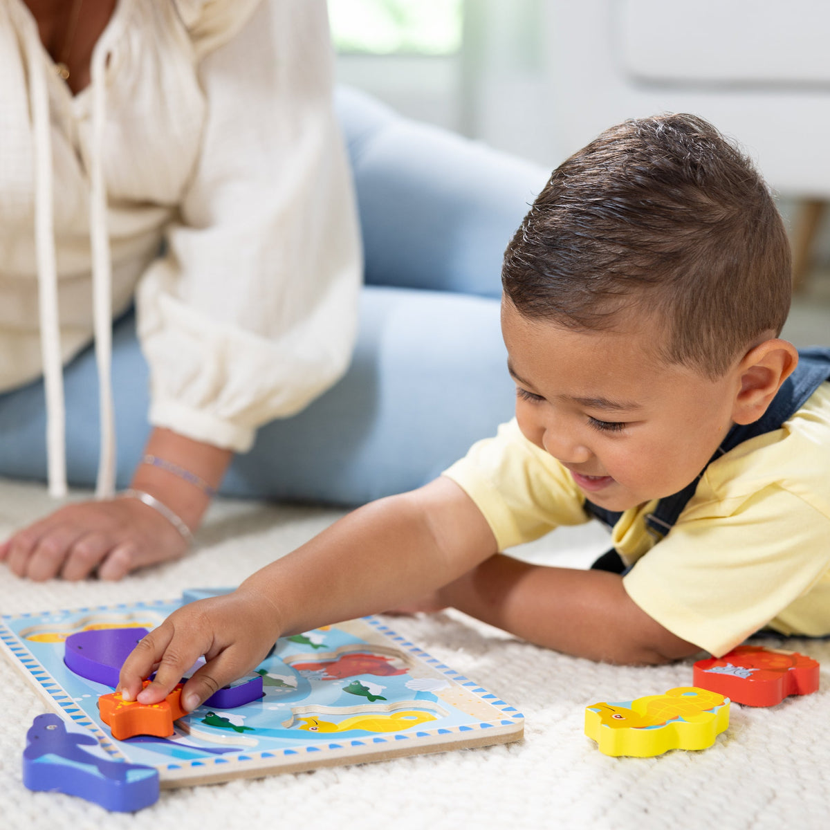 Melissa and Doug Sea Creatures Chunky Puzzle - 7 Pieces
