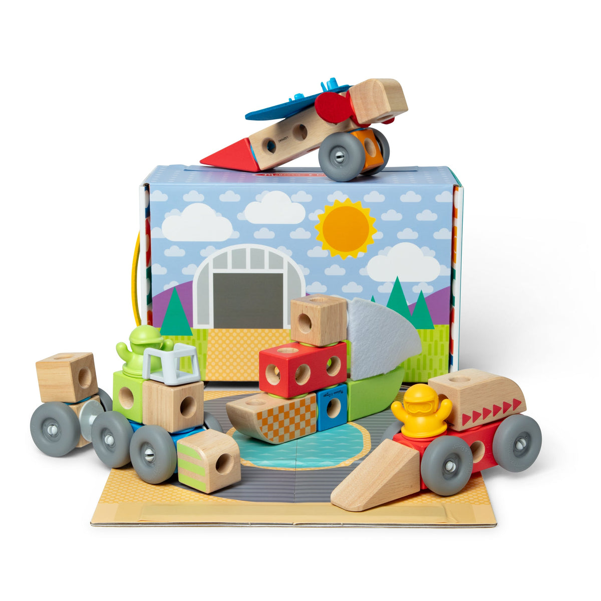 Melissa and Doug BlockablesTM Vehicles Play Set
