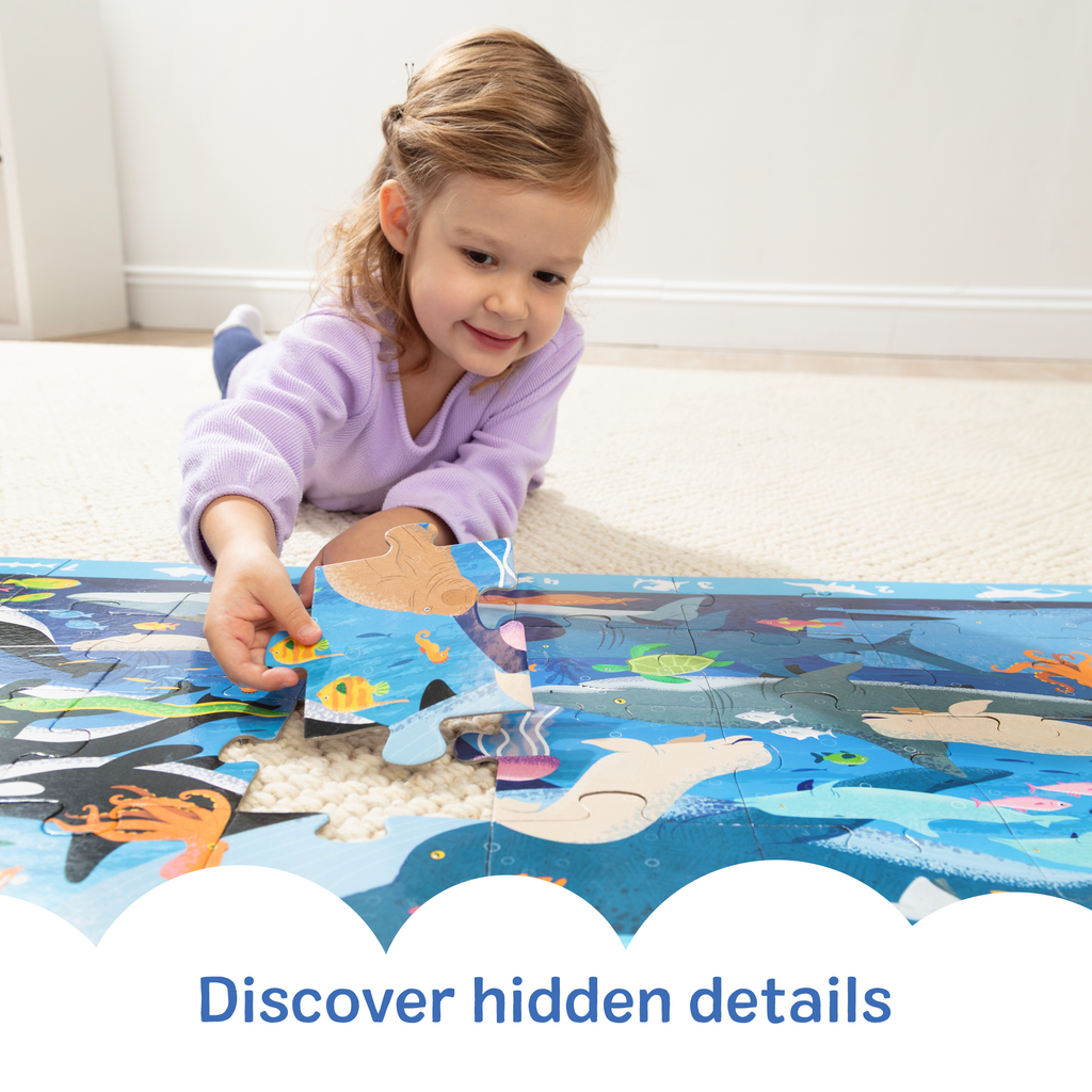Melissa and Doug Search Find Beneath the Waves Floor Puzzle - 48 Pieces