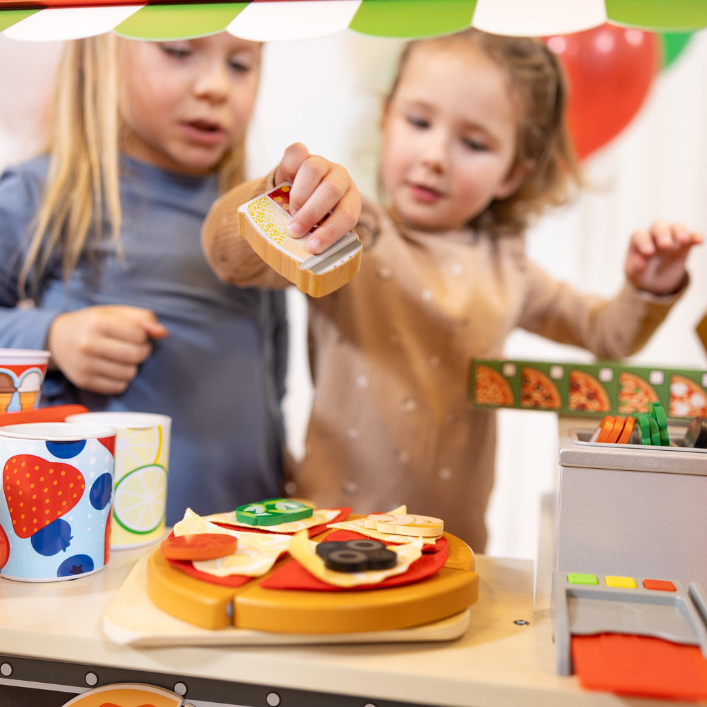 Melissa and Doug Wooden Pizza Food Truck Activity Center