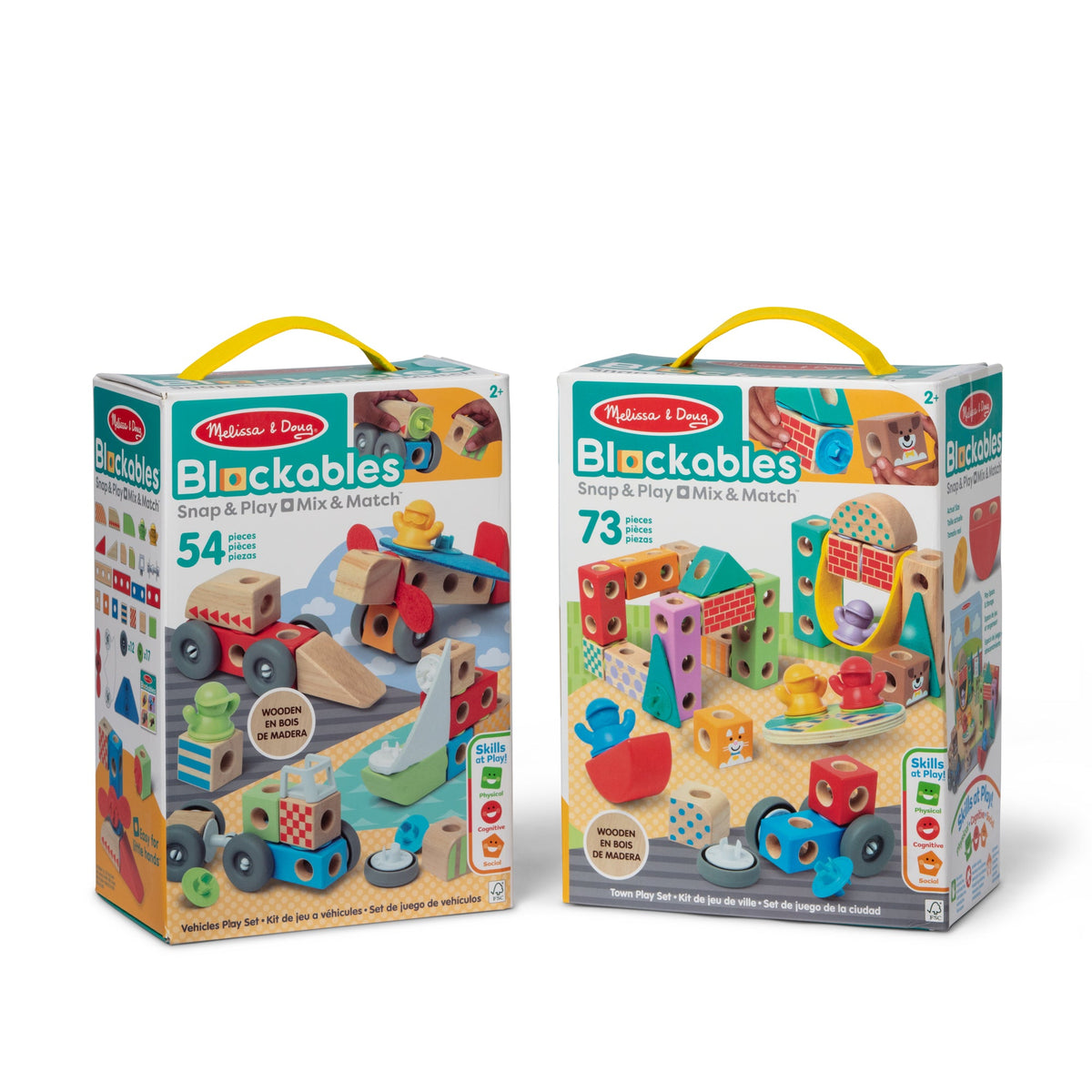 Melissa and Doug BlockablesTM All Around Town Gift Bundle