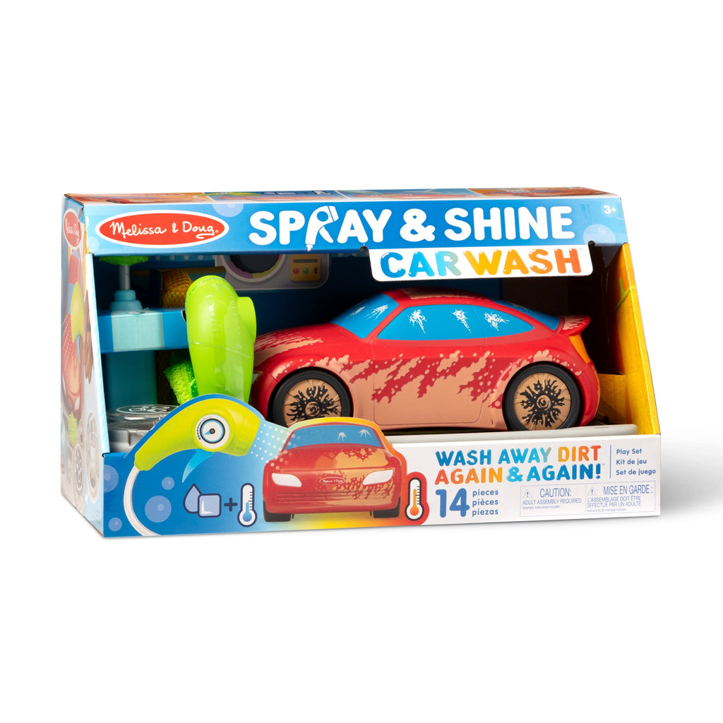 Melissa and Doug Spray Shine Car Wash Play Set