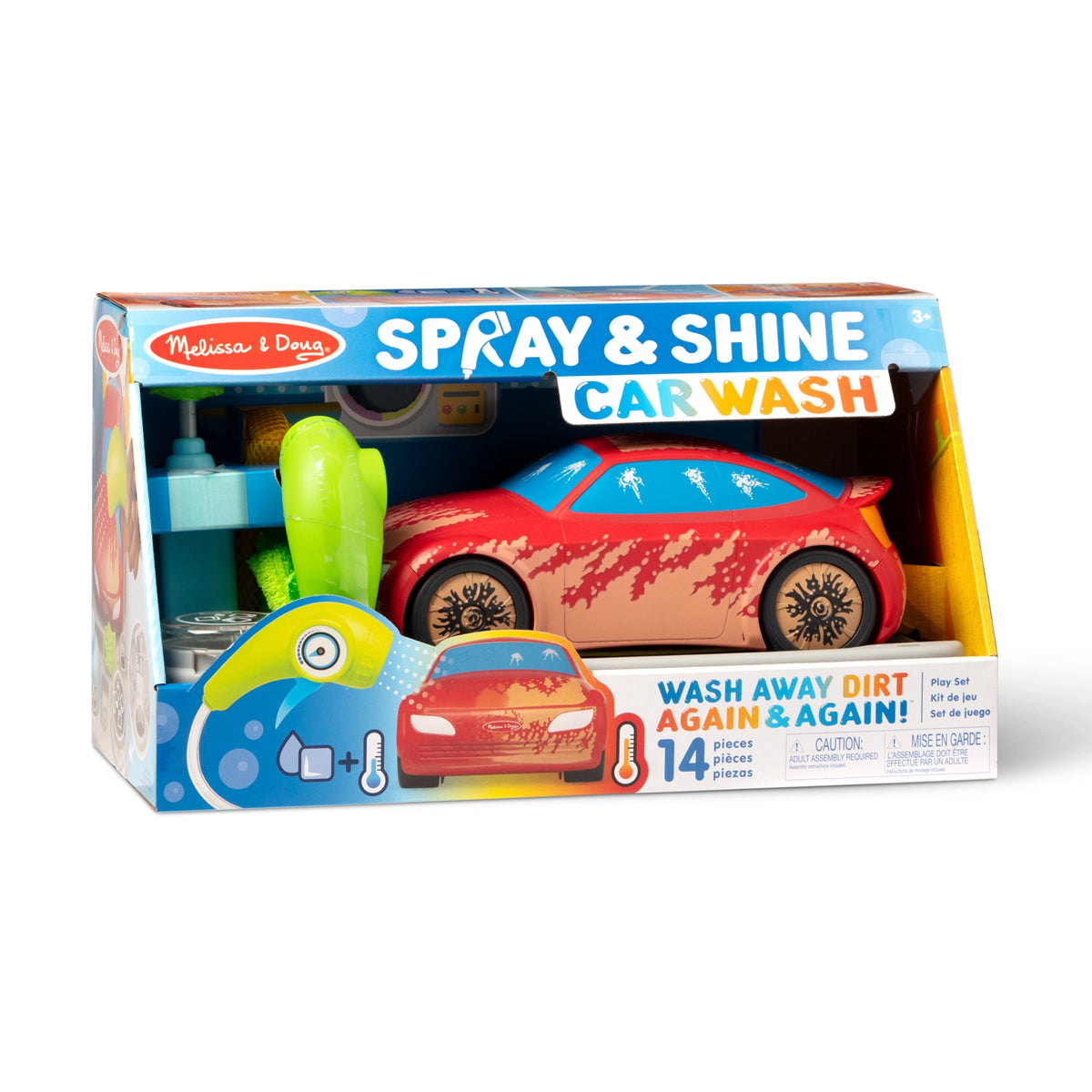 Melissa and Doug Spray Shine Car Wash Play Set