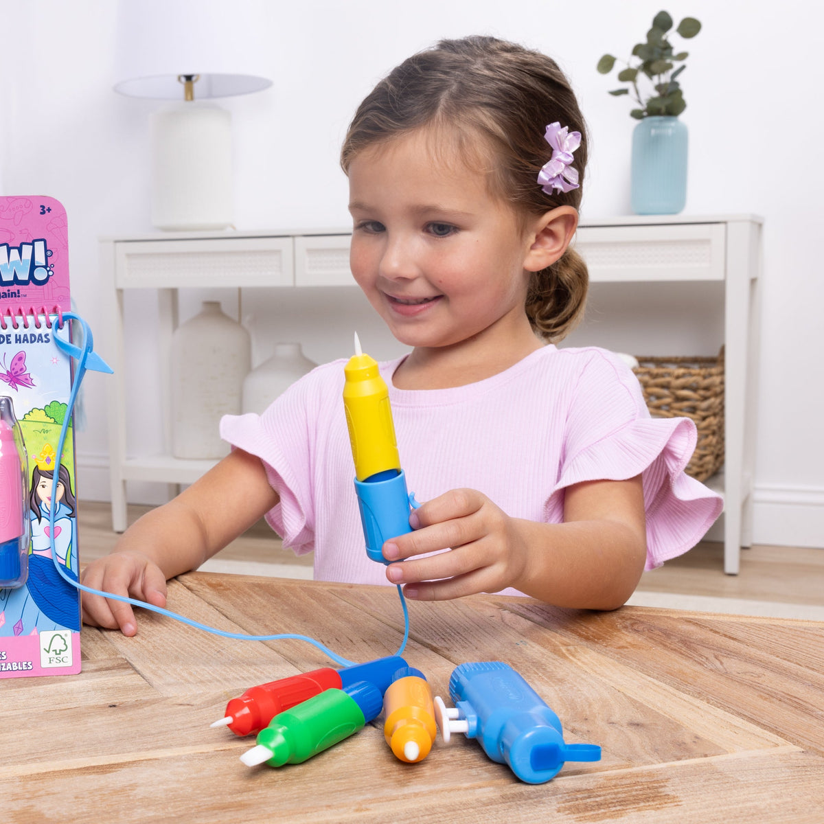 Melissa and Doug Water WOW Pen Pack 4 Water Pens Sprayer Tether Cap