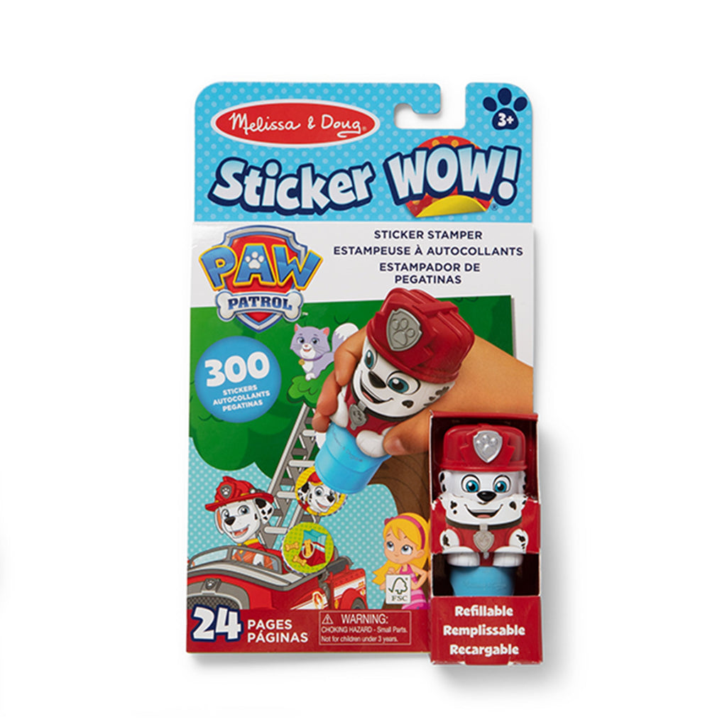 Melissa and Doug Sticker WOWTM Activity Pad Sticker Stamper - PAW Patrol Marshall
