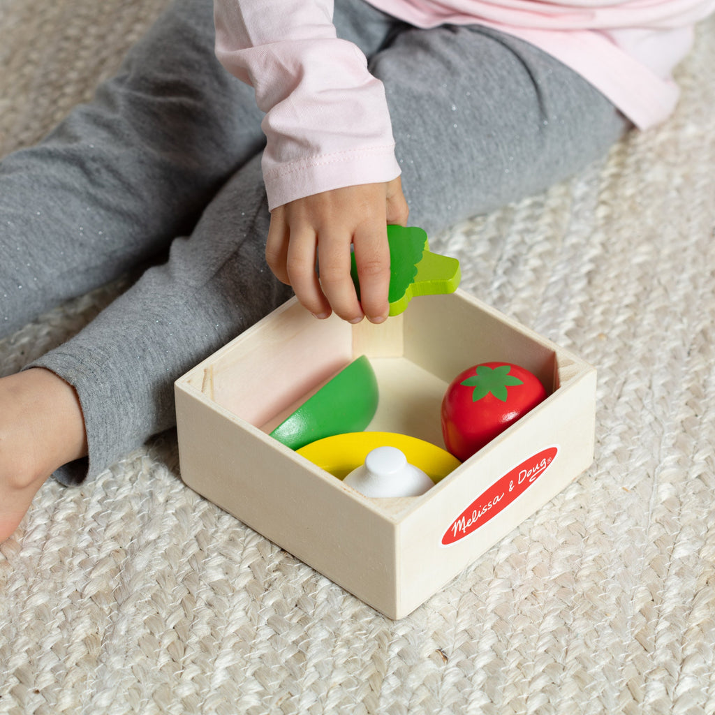 Melissa and Doug Wooden Food Groups Play Set Produce
