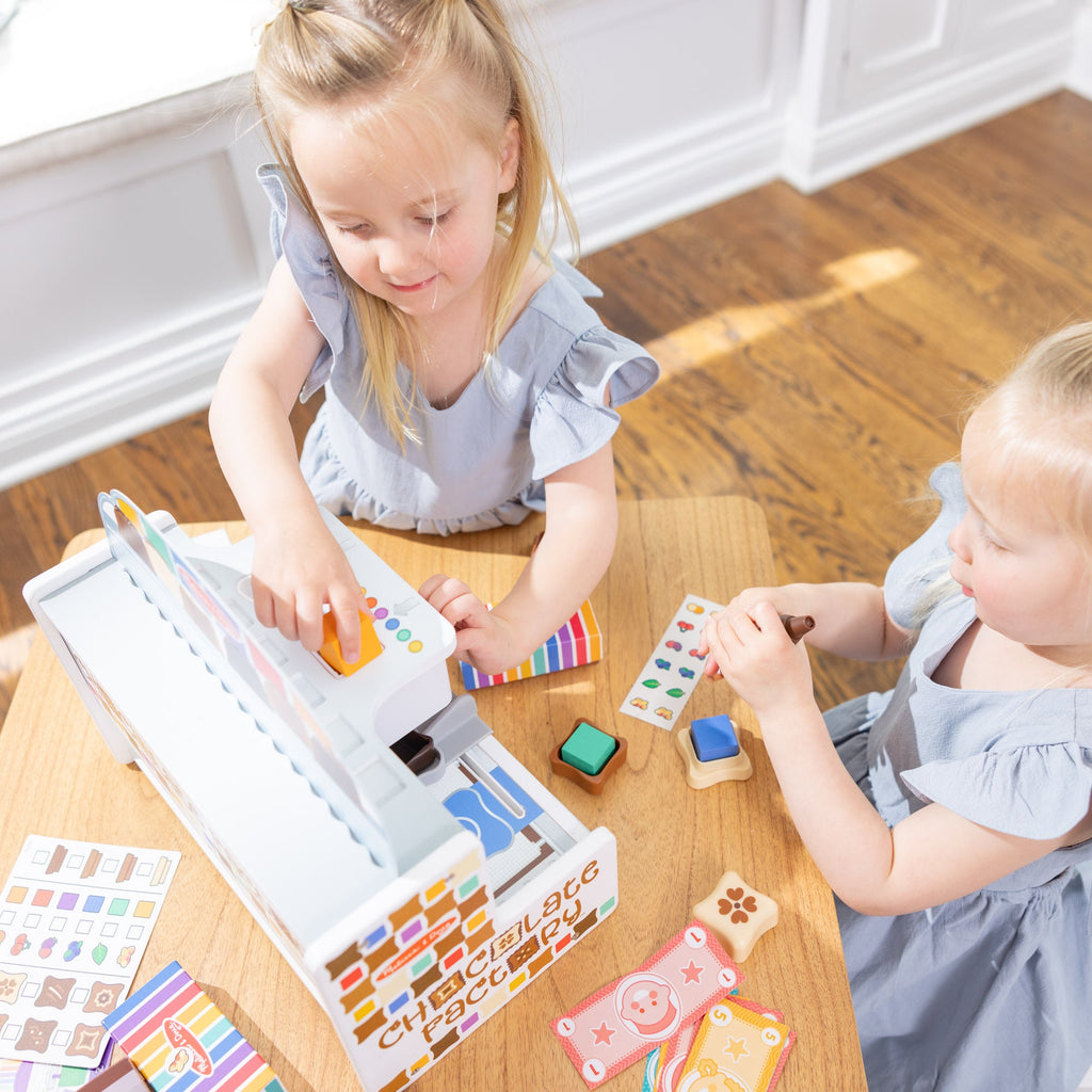 Melissa and Doug Wooden Chocolate Factory Play Set