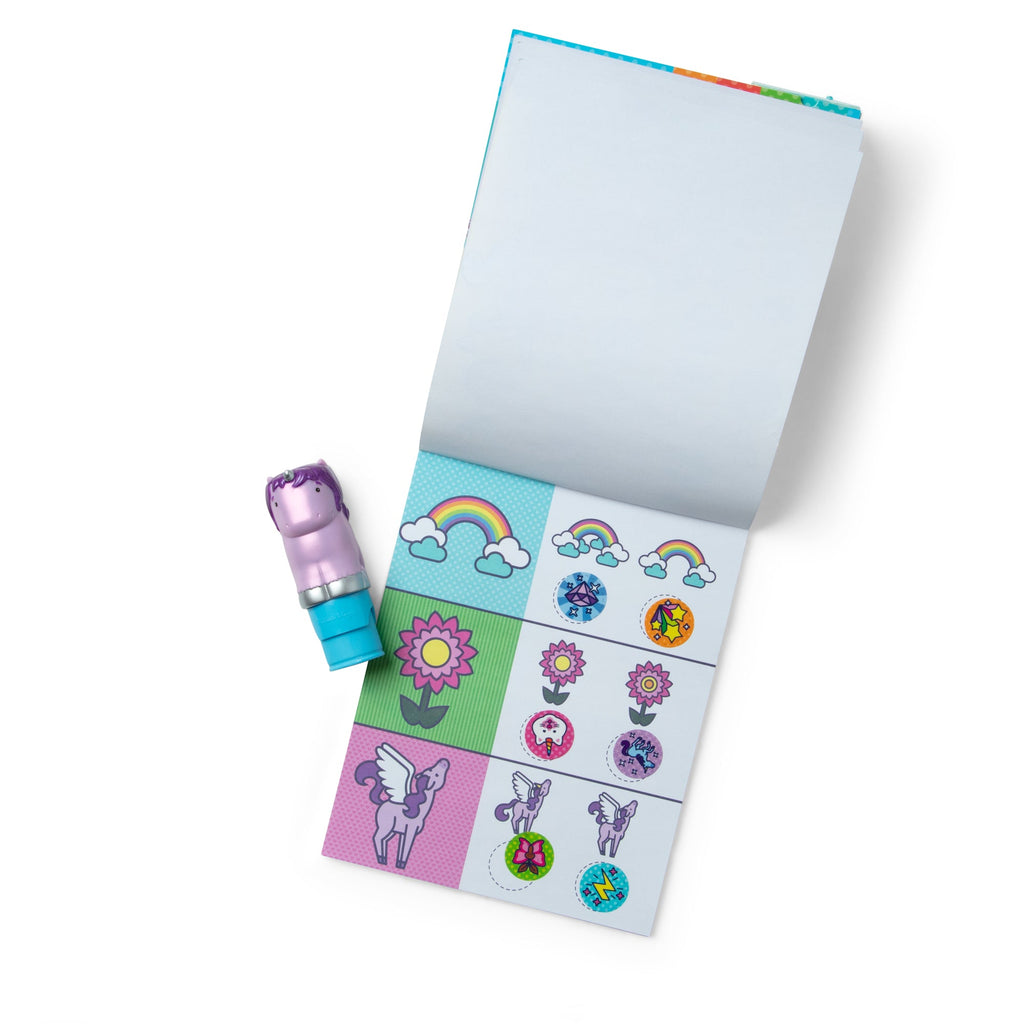 Melissa and Doug Sticker WOWTM Activity Pad Sticker Stamper - Purple Unicorn