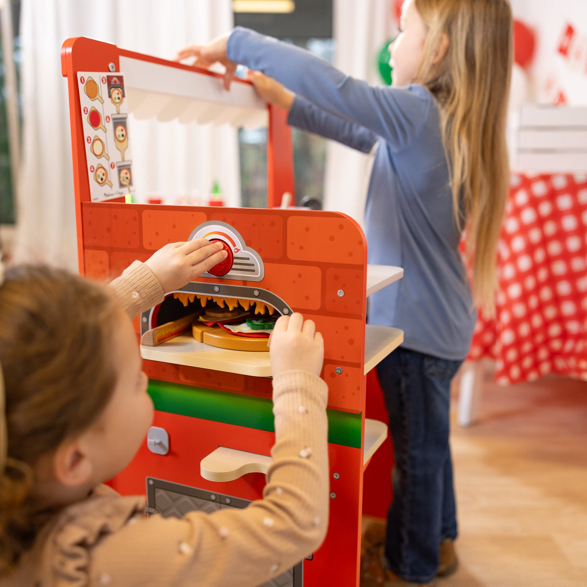 Melissa and Doug Wooden Pizza Food Truck Activity Center