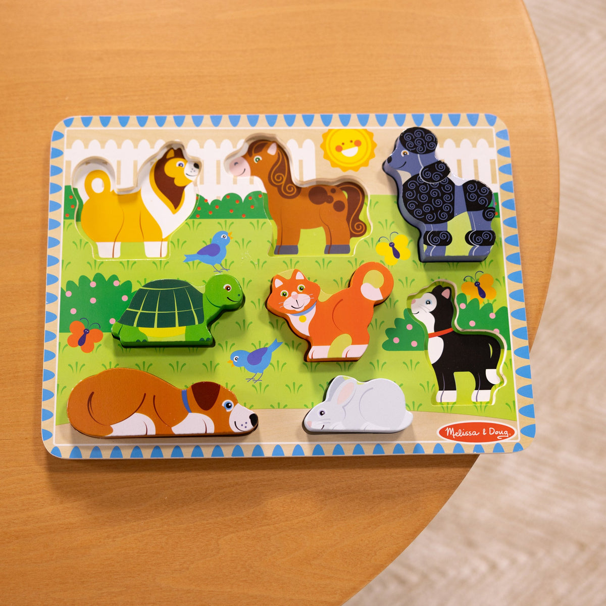 Melissa and Doug Pets Chunky Puzzle - 8 Pieces