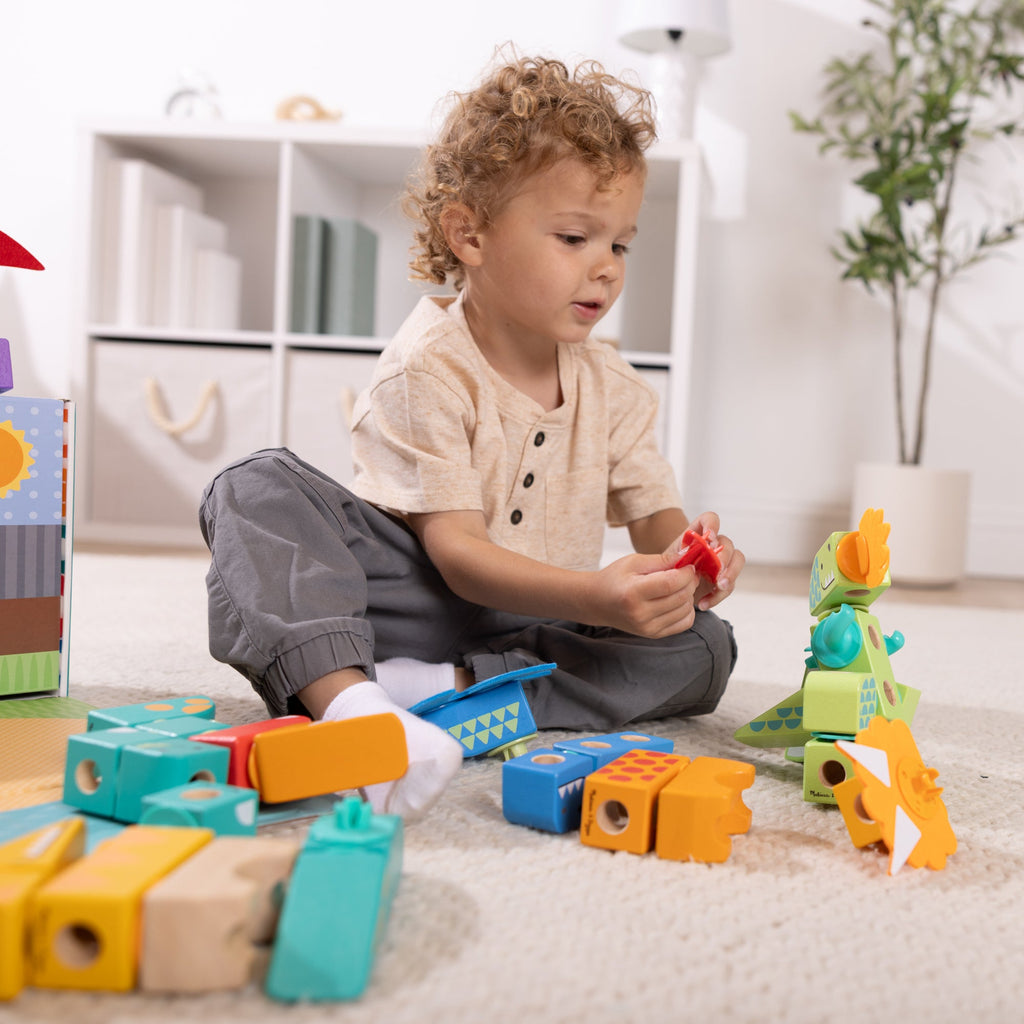 Melissa and Doug BlockablesTM Dinosaur Play Set