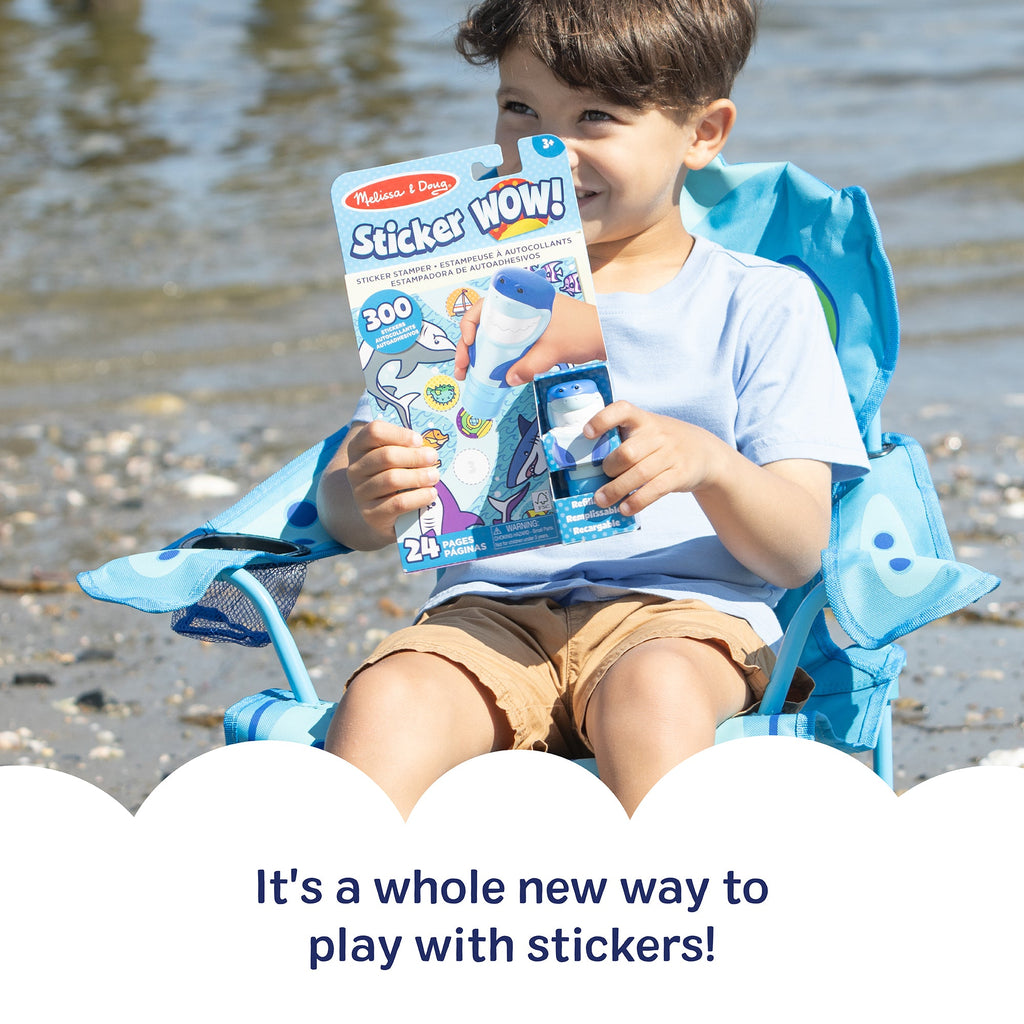 Melissa and Doug Sticker WOWTM Activity Pad Sticker Stamper - Shark