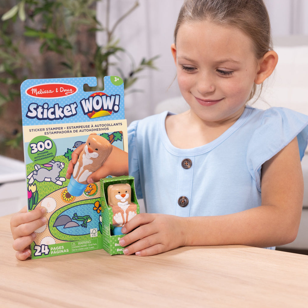 Melissa and Doug Sticker WOWTM Activity Pad Sticker Stamper - Bunny