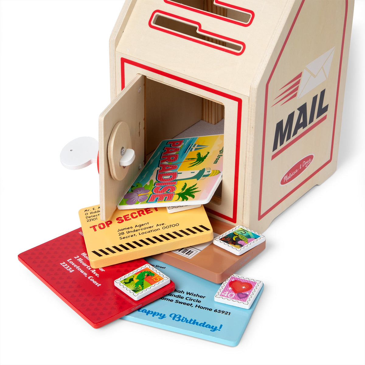 Melissa and Doug Stamp and Sort Mailbox Play Set