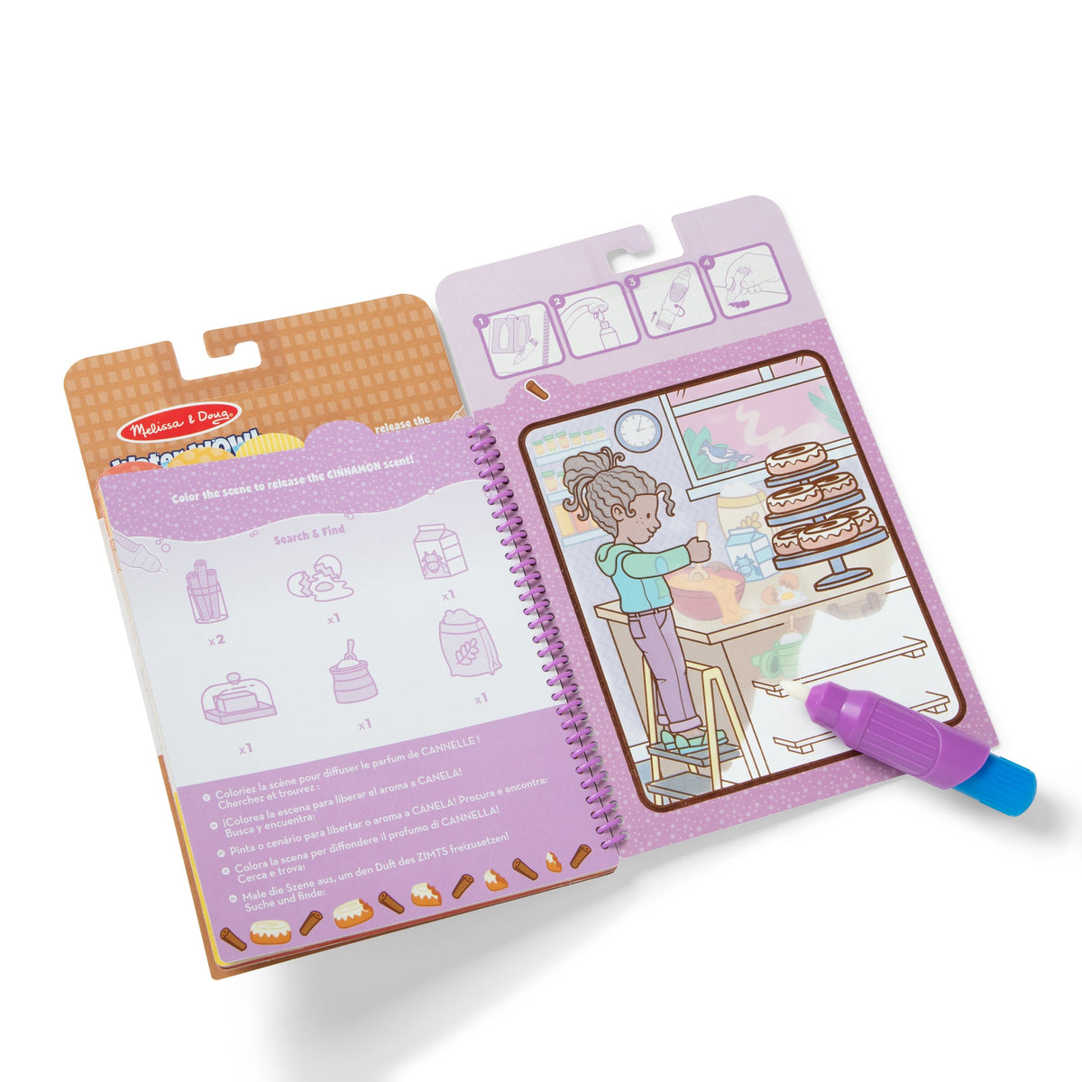 Melissa and Doug Scented Water WOW Water-Reveal Pad - Treats