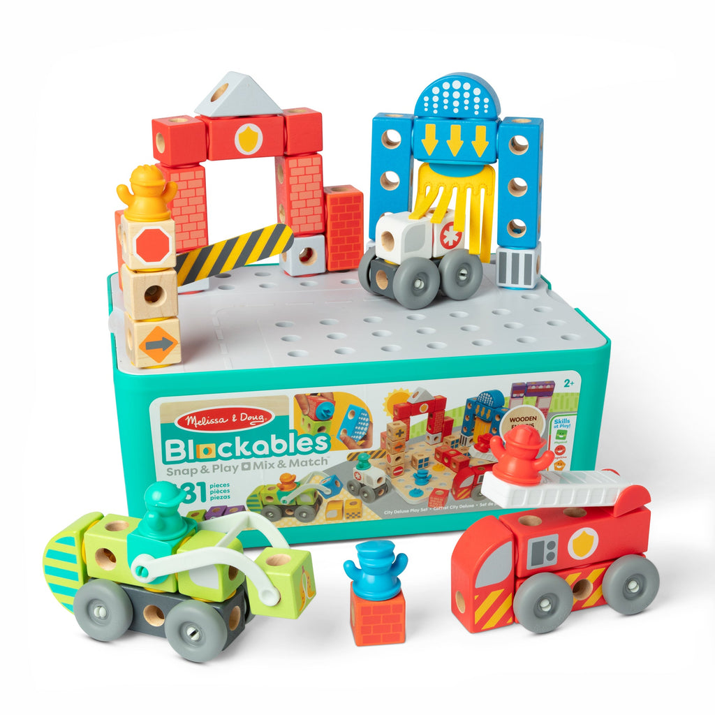 Melissa and Doug BlockablesTM City Deluxe Play Set