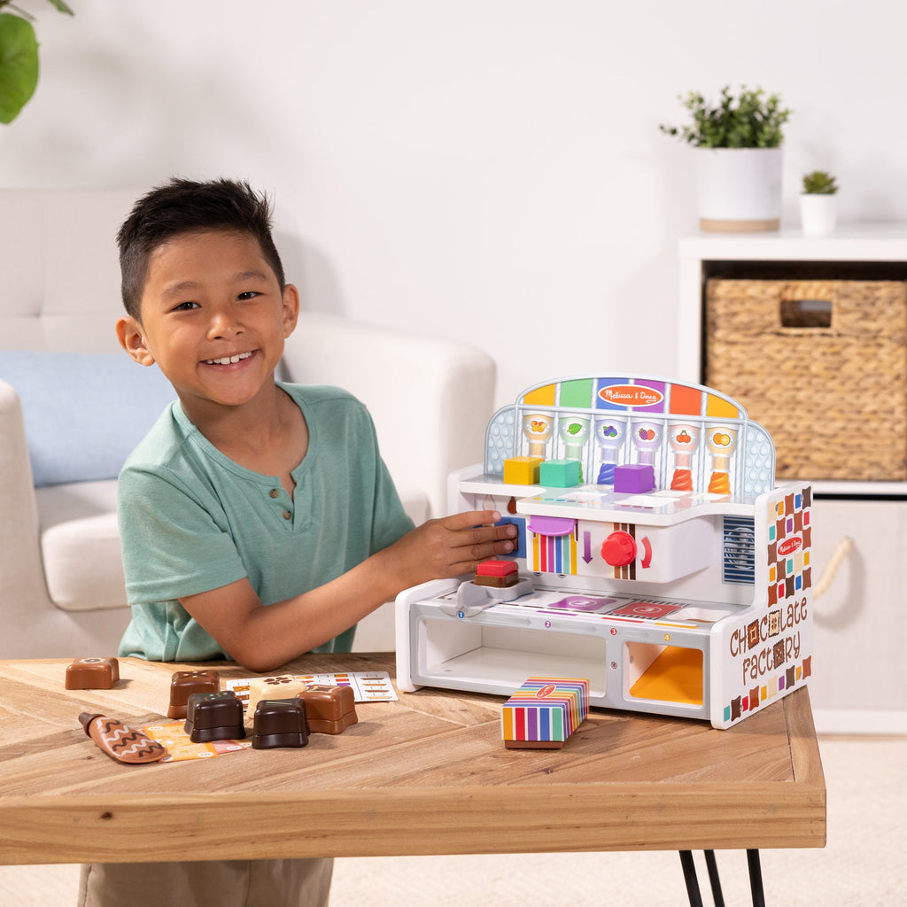 Melissa and Doug Wooden Chocolate Factory Play Set