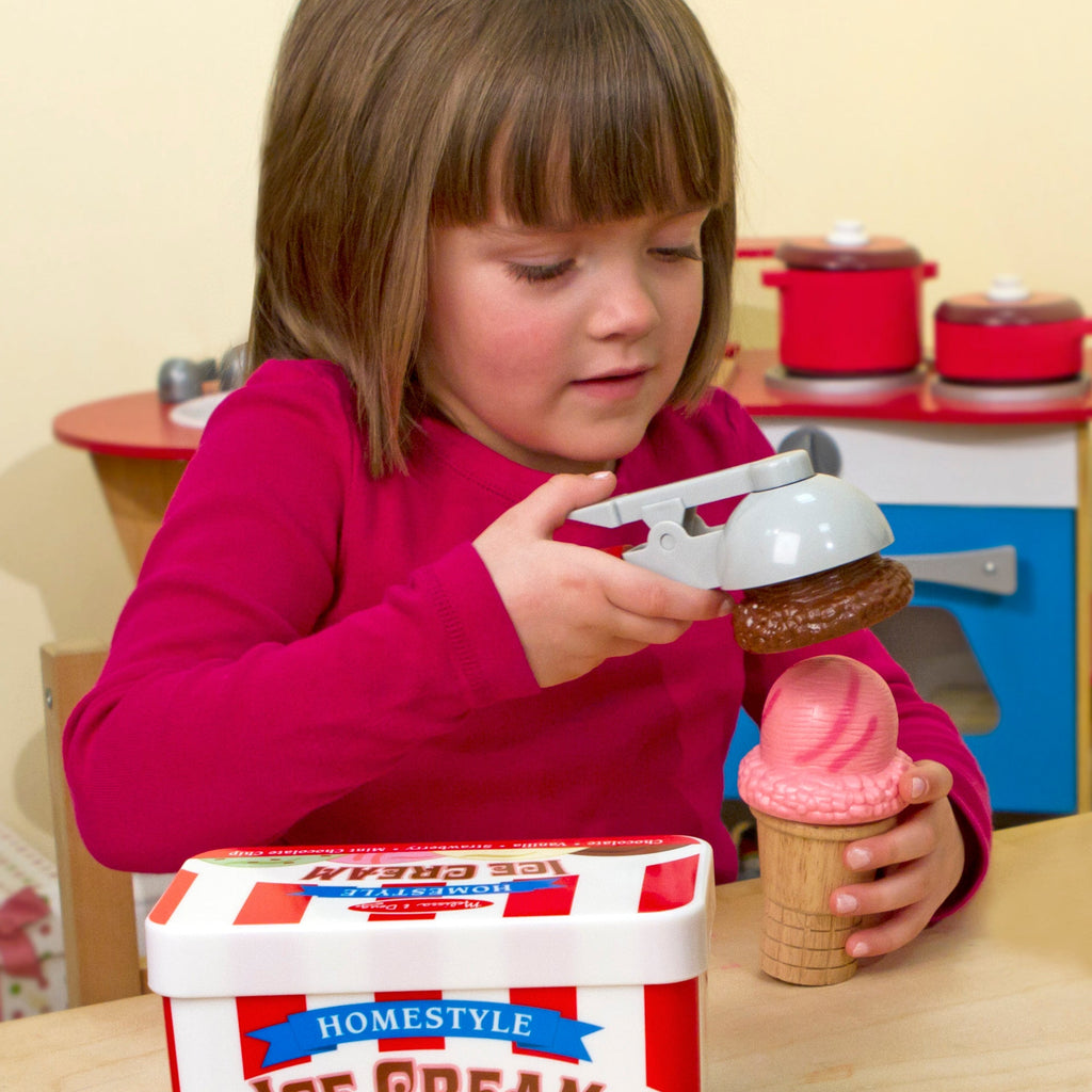 Melissa and Doug Scoop Stack Ice Cream Cone Magnetic Play Set