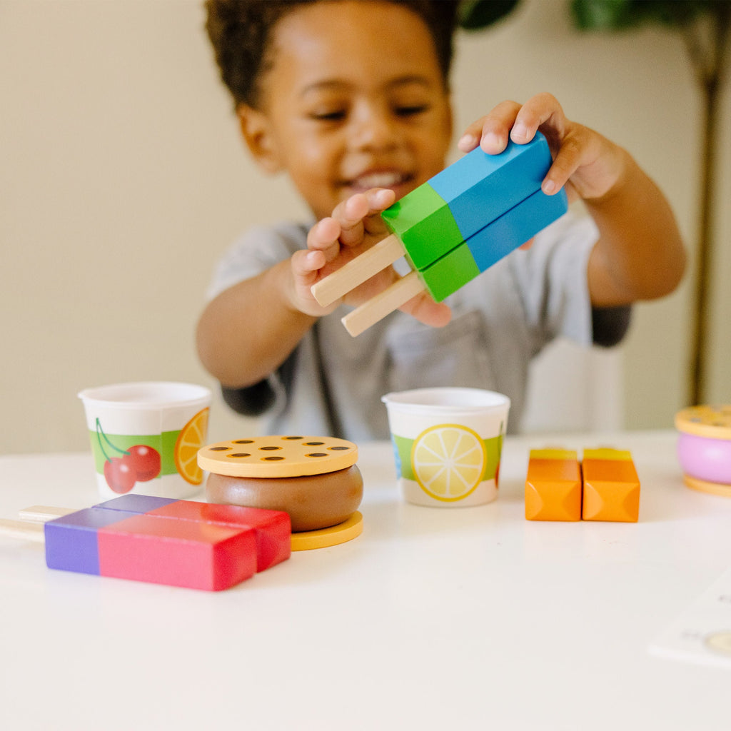 Melissa and Doug Wooden Frozen Treats Play Set