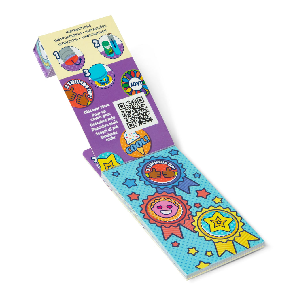 Melissa and Doug Sticker WOW Mini Activity Pad Refill Stickers - Way to Go 200 Stickers Stamper Not Included