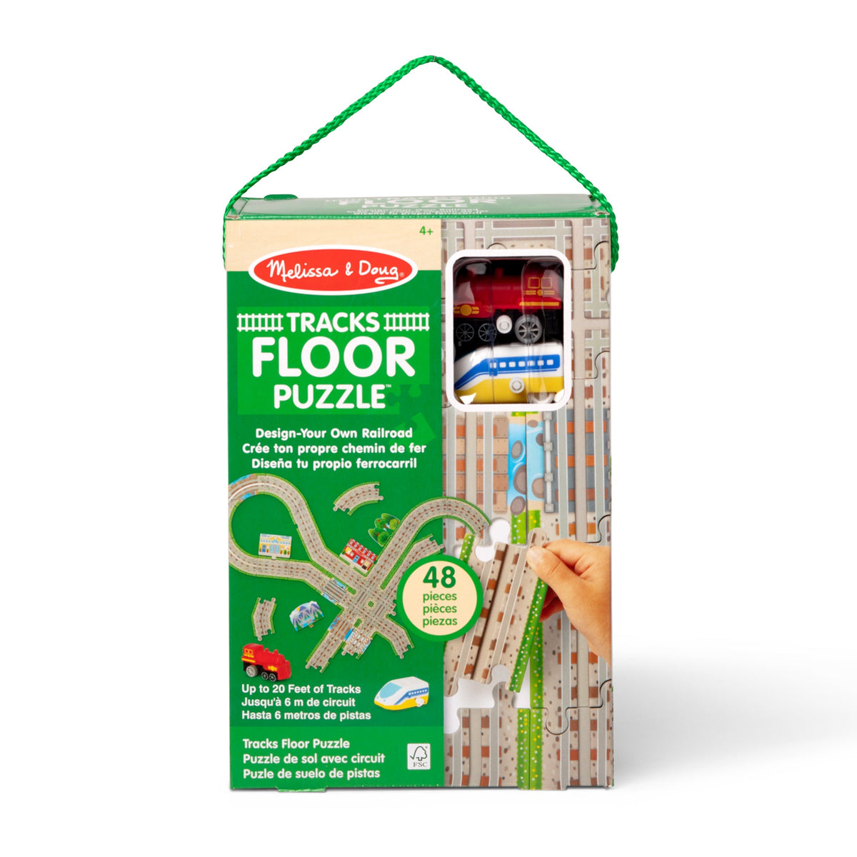 Melissa and Doug Design Your Own Railroad Floor Puzzle