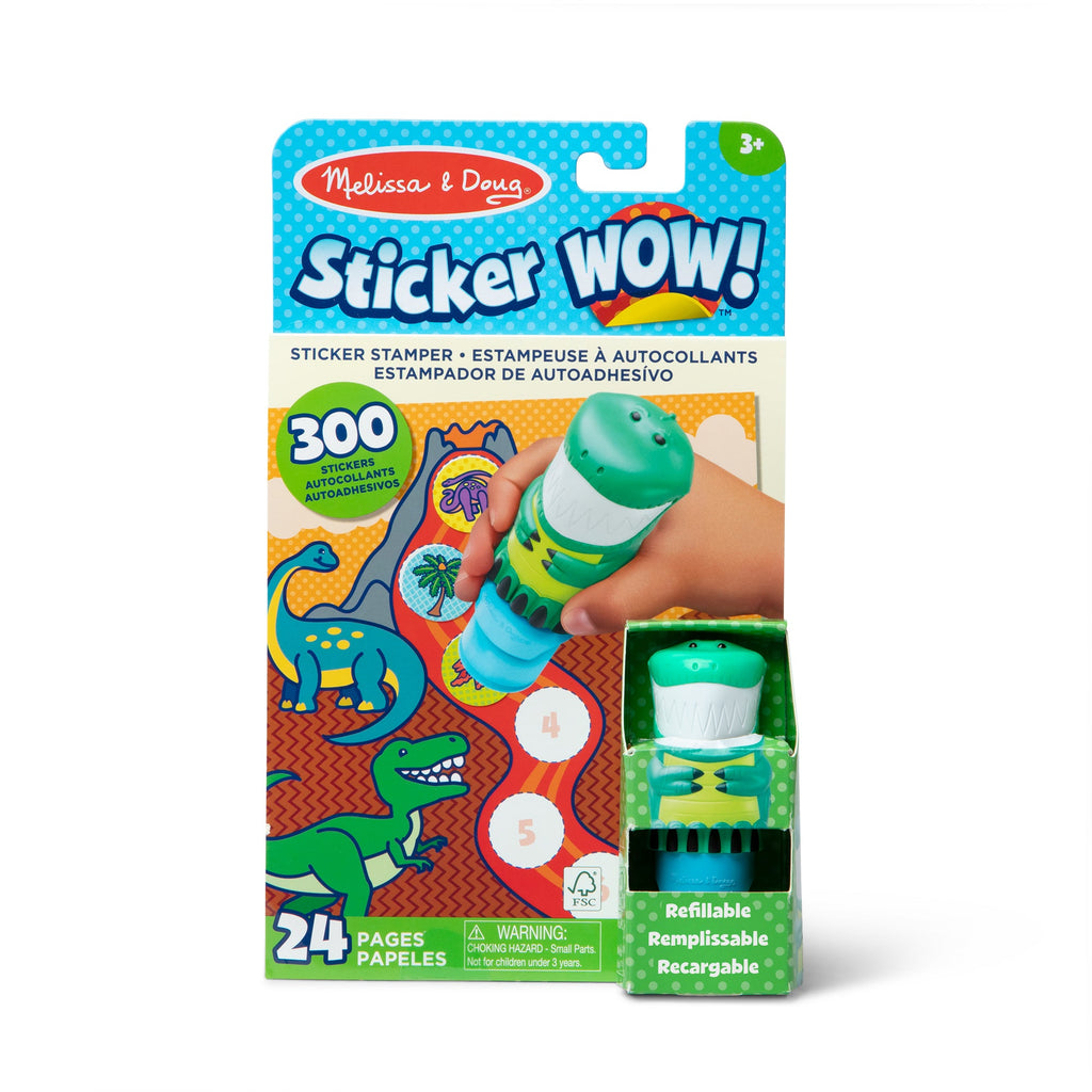 Melissa and Doug Sticker WOWTM Activity Pad Sticker Stamper - Dinosaur