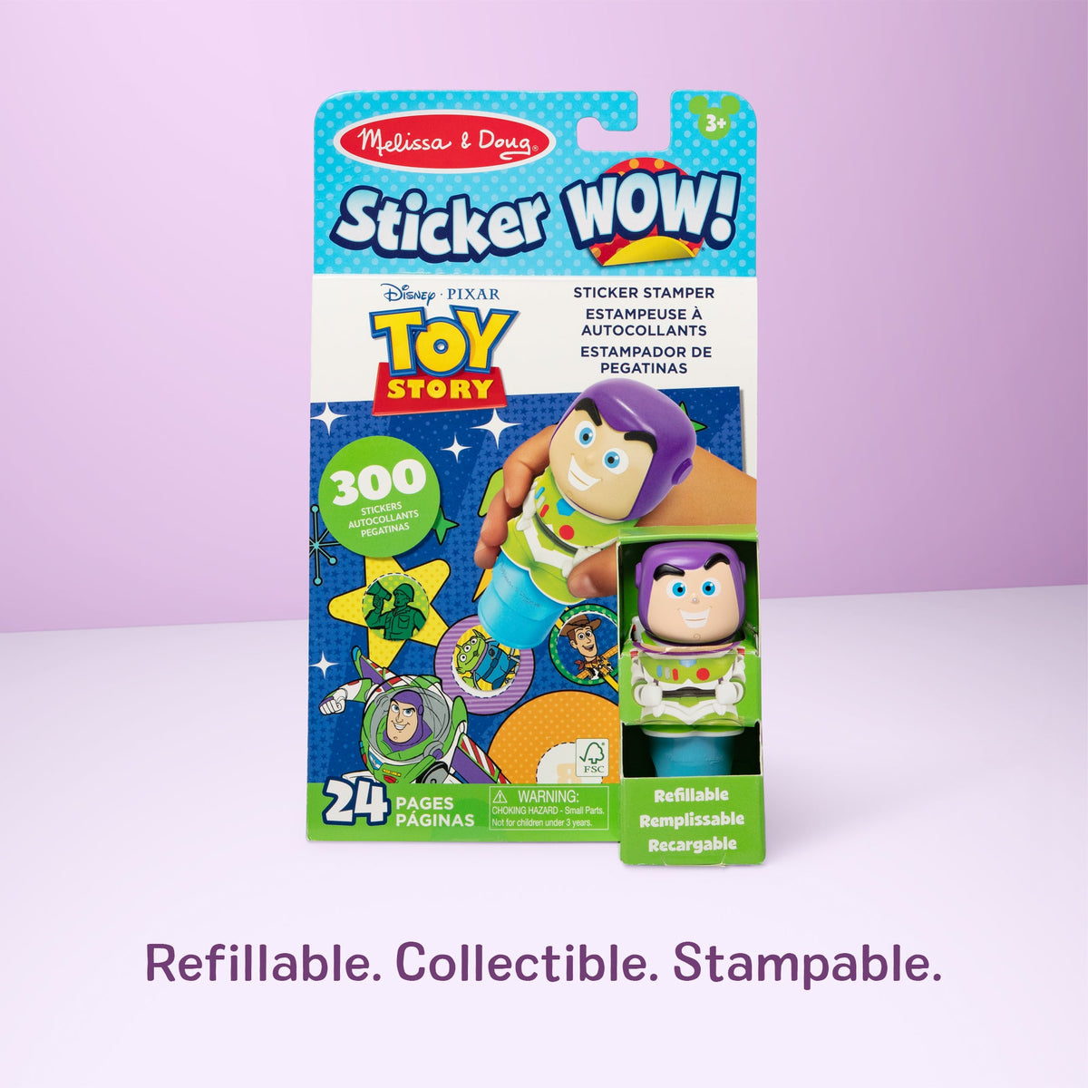 Melissa and Doug Sticker WOWTM Activity Pad Sticker Stamper - Buzz Lightyear