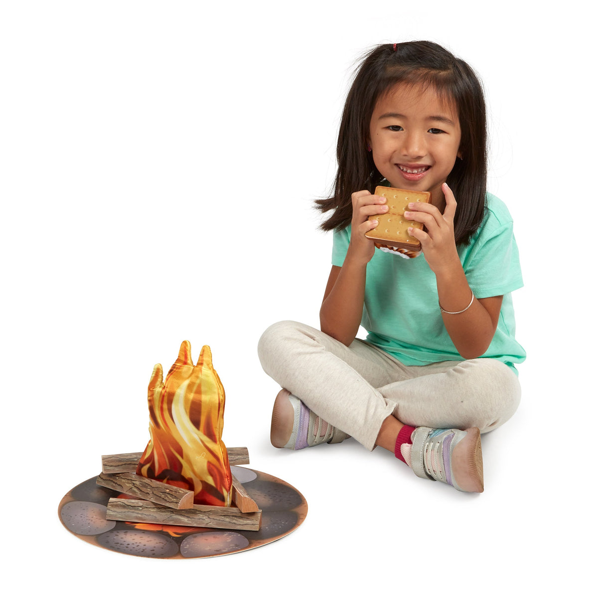 Melissa and Doug Lets Explore Campfire SMores Play Set