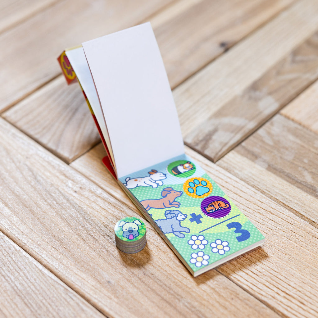 Melissa and Doug Sticker WOW Mini Activity Pad Refill Stickers - Pets 200 Stickers Stamper Not Included
