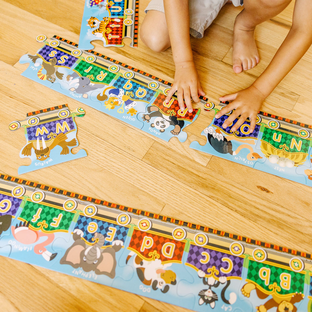 Melissa and Doug Alphabet Express Floor Puzzle - 27 Pieces