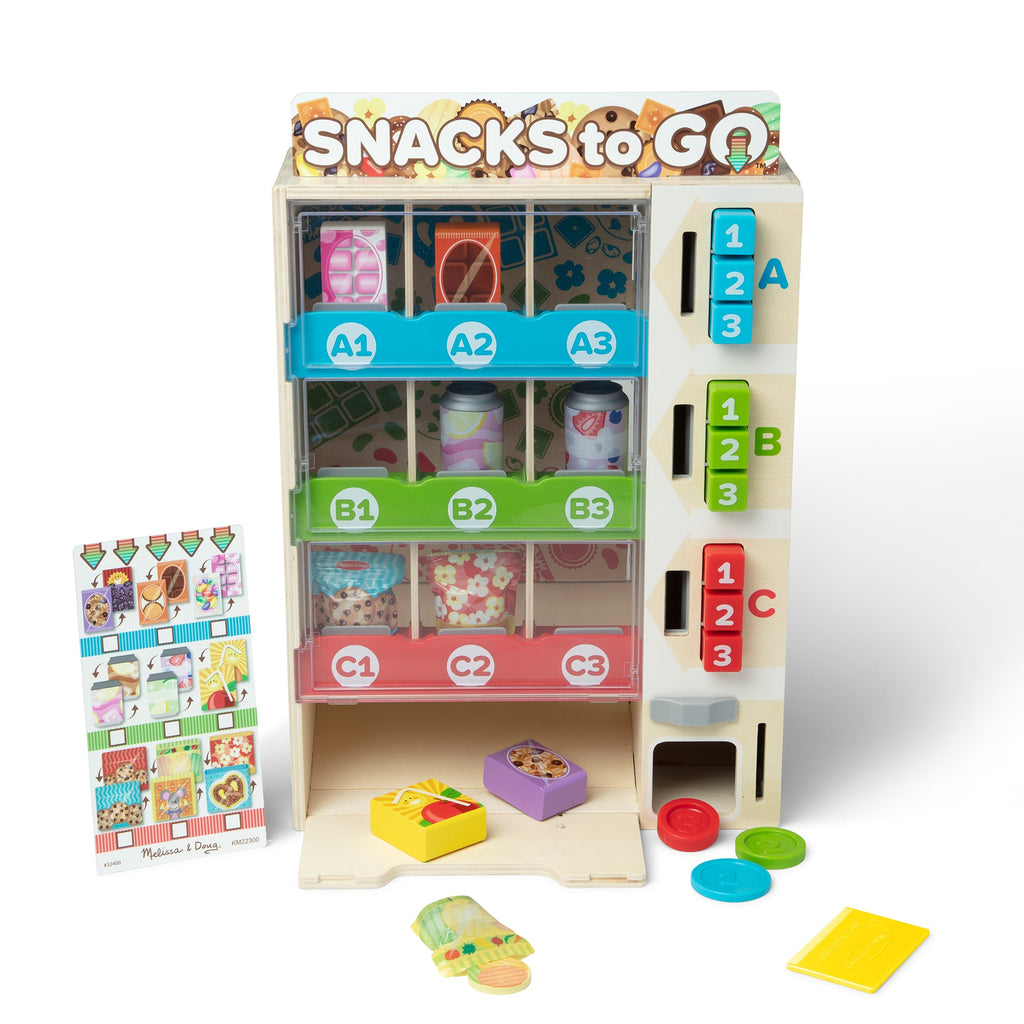 Melissa and Doug Sort Stock Select Wooden Vending Machine Play Set